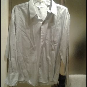 Perry Ellis button dress button down shirt